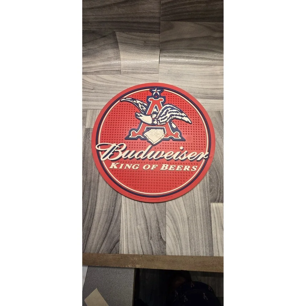 Budweiser rubber bar mat Circle
